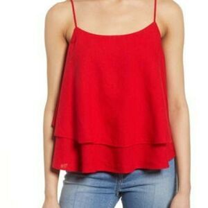 BP Tiered Linen Blend Camisole